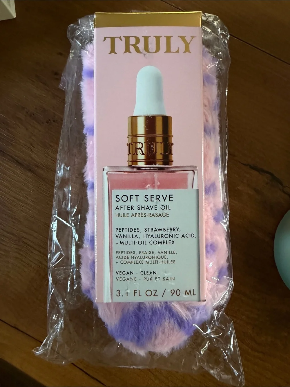 TRULY Soft Serve After Shave Oil with Makeup Bag Bundle (2) - BNIB!!